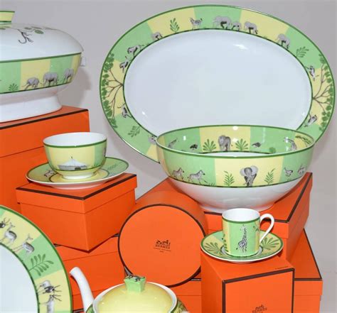 service porcelaine hermes|hermes serving plates for sale.